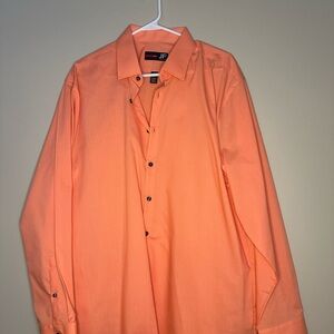 J Ferrar Men's Peach Shirt